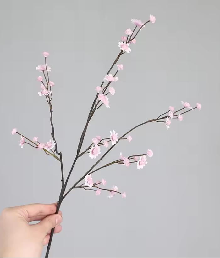 Bloesemtak gipskruid lichtroze 56 cm