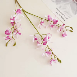 Orchidee - 3 takkig - roze / paars