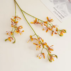 Orchidee - 3 takkig - geel