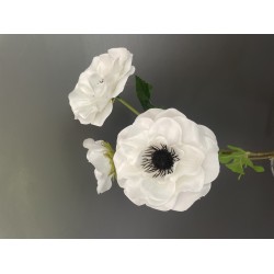 Anemoon - 3 bloemen - wit