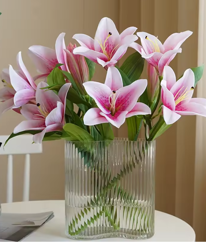 Lelie - 2 knoppen - roze Lelie - 2 knoppen - roze