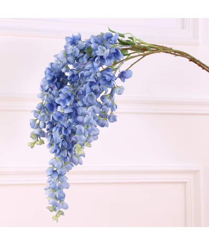 Blauwe regen - blauw
