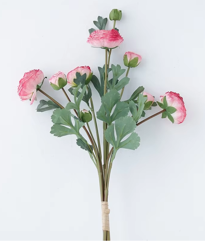 Pioenroos - boeket - roze