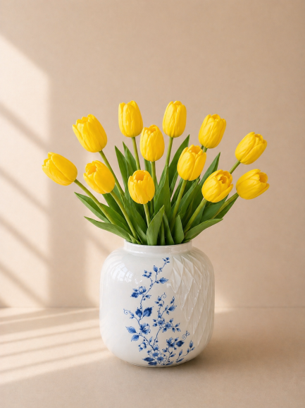Elegant Geel Tulpenboeket 12 stelen