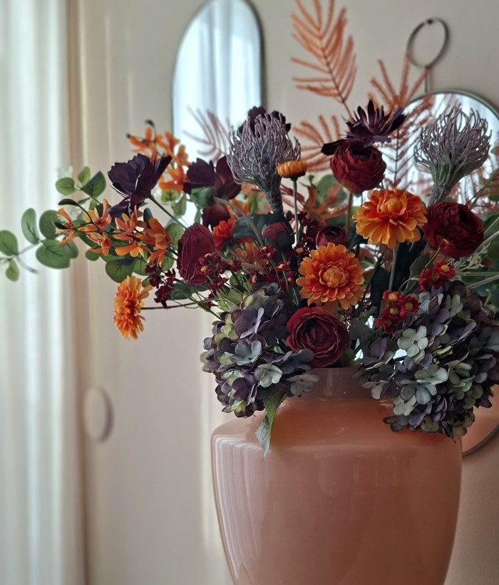 Zijden Winterboeket Amberheide Zijden Winterboeket Amberheide