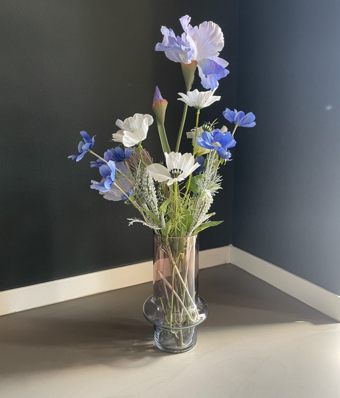 Zijden Boeket Blauwe Sereniteit