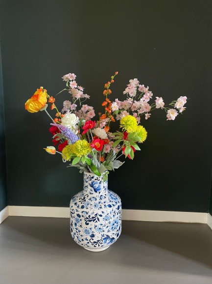 Zijden Boeket Bloesem Bries