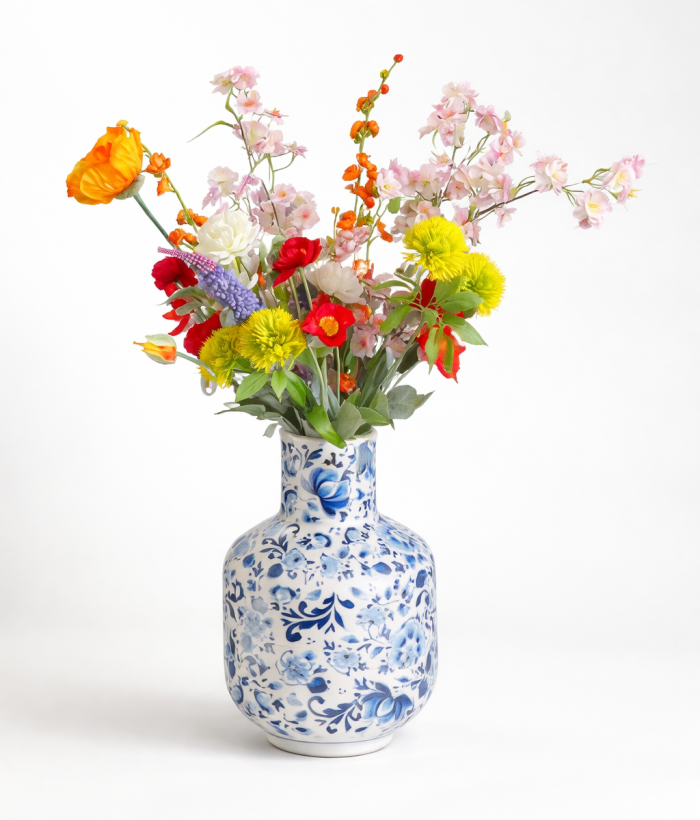 Zijden Boeket Bloesem Bries