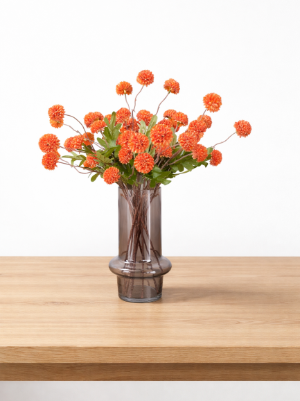 Boeket Kiku Bollen Oranje – 10 Stelen
