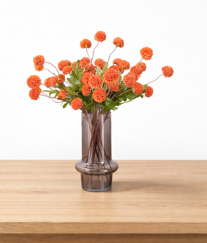 Boeket Kiku Bollen Oranje – 10 Stelen