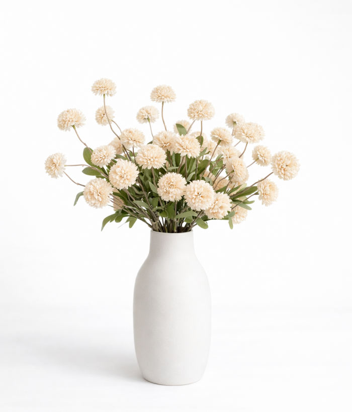 Boeket Kiku Bollen Beige – 10 Stelen