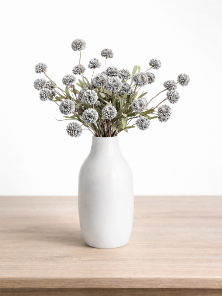 Boeket Kiku Bollen Grijsblauw – 10 Stelen