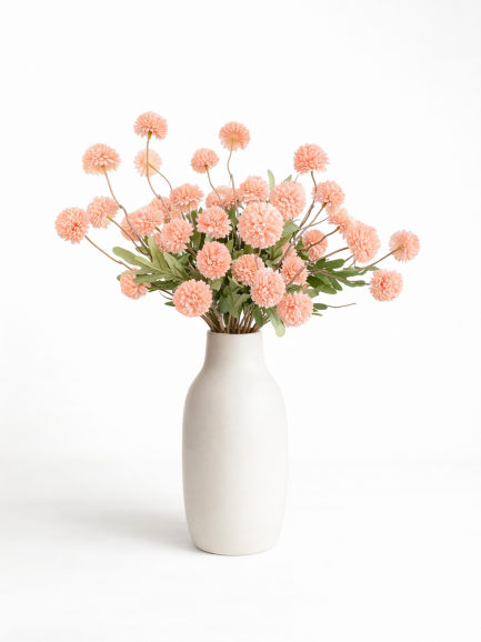 Boeket Kiku Bollen Lichtroze – 10 Stelen