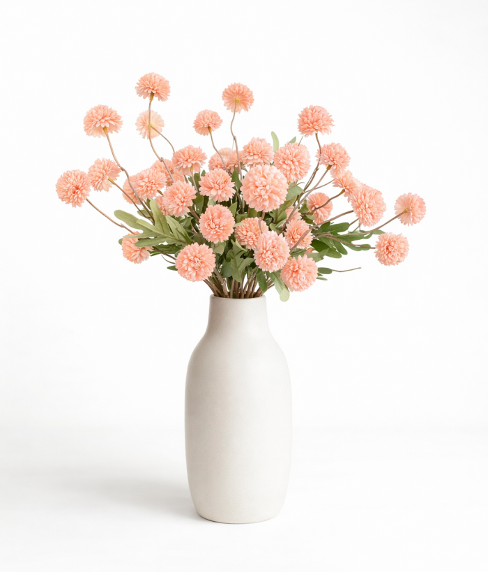 Boeket Kiku Bollen Lichtroze – 10 Stelen