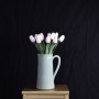 Boeket zijden tulpen lichtroze