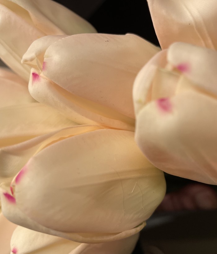Boeket zijden tulpen lichtroze Boeket zijden tulpen lichtroze