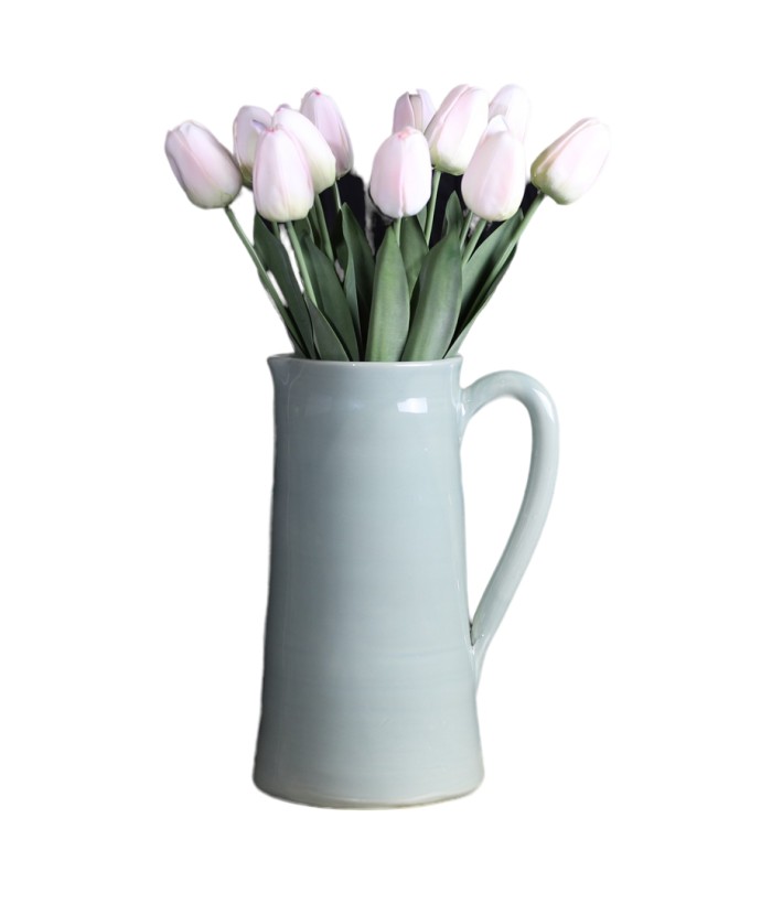 Boeket zijden tulpen lichtroze Boeket zijden tulpen lichtroze