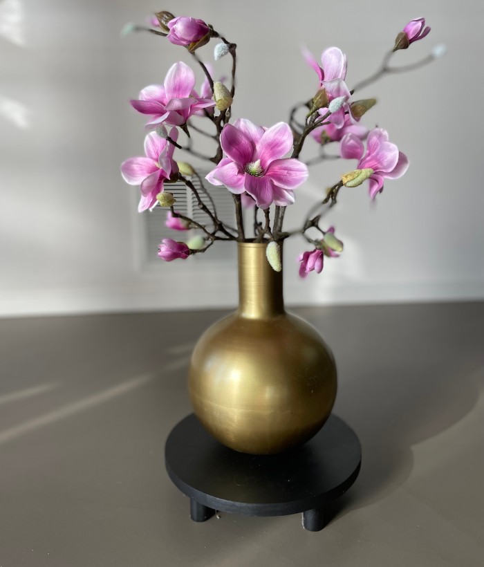 Zijden Boeket Mooie Magnolia Roze