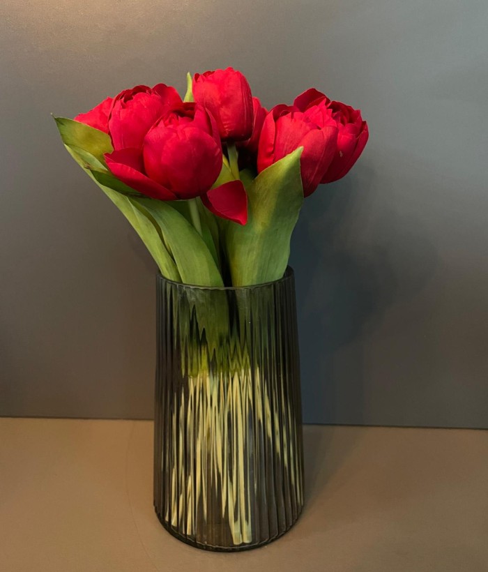 Boeket Realtouch Tulpen Rood