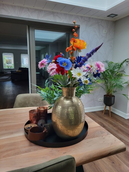 Zijden Boeket Vrolijke Vlam