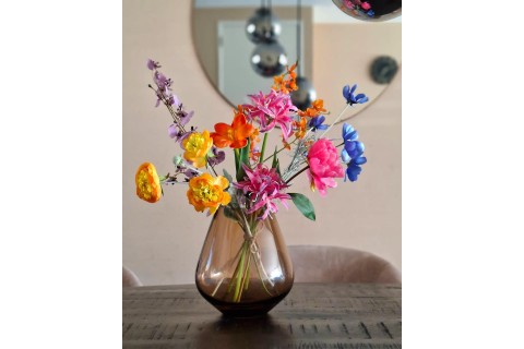 Zijden bloemen boeketten van 25 - 35 euro