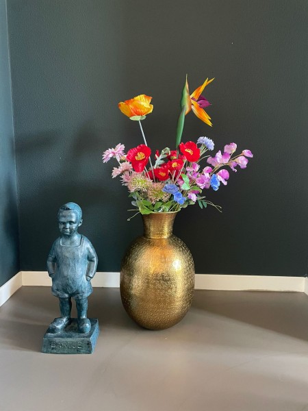 Zijden Boeket Vurige Veldbloemen