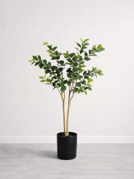 Kunst Banyan Boom 120 cm – Tropische Kamerboom in Pot Luchtig Natuurlijk Model