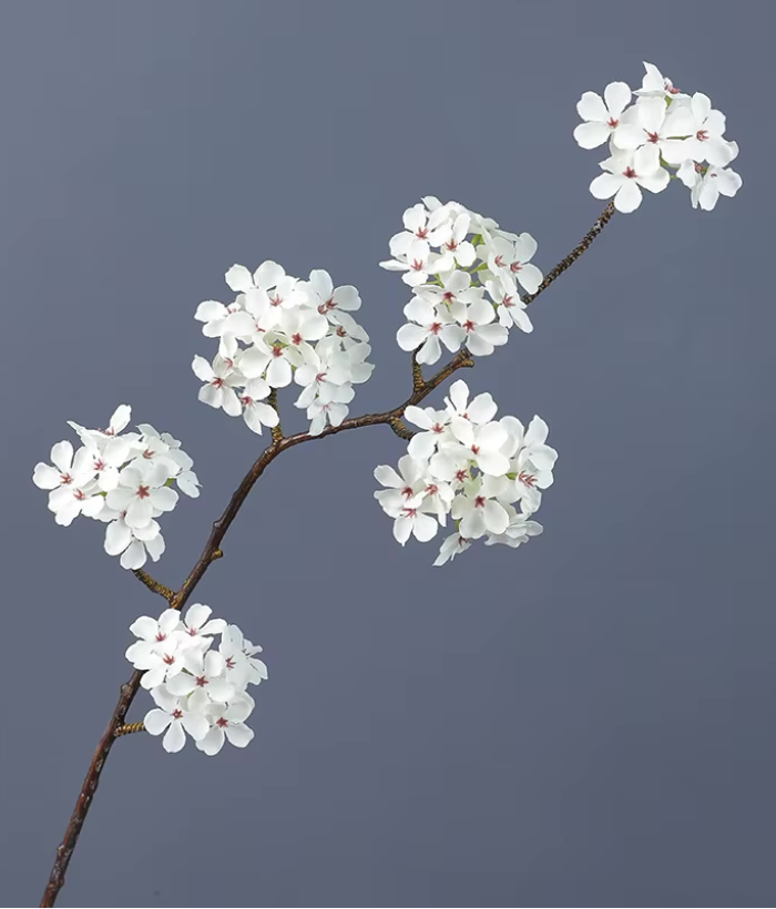 Witte perenbloesemtak - Zijde 90 cm Witte perenbloesemtak van zijde van 90 cm
