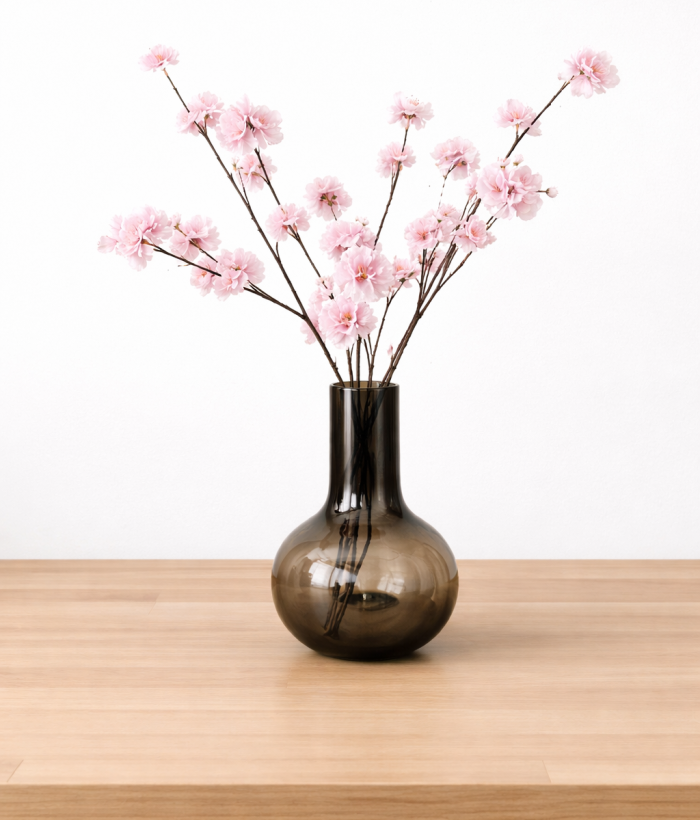 Lichtroze begonia bloesemtak van zijde