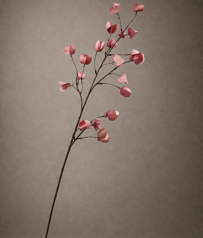 Lampionplant oudroze van zijde, 99 cm hoog