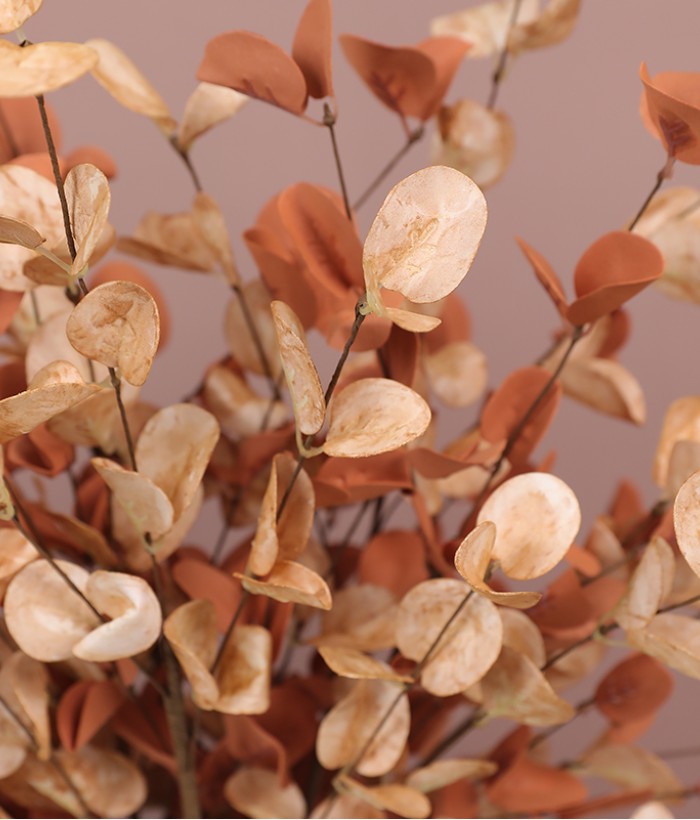 Eucalyptus tak in kaki kleur, 58 cm hoog