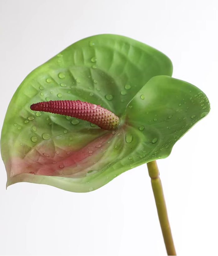 Groen anthuriumblad kunstplant