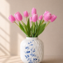 Elegant Roze Tulpenboeket 12 stelen