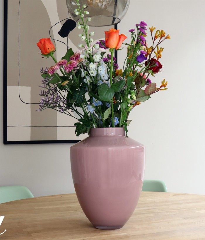 Vase the World Tugela pastel pink