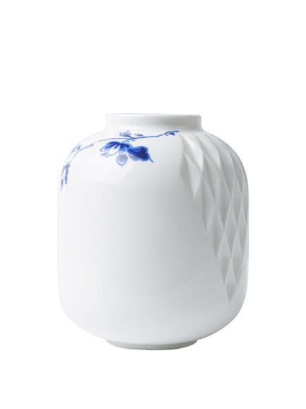 Blauw Vouw vaas nr. 3